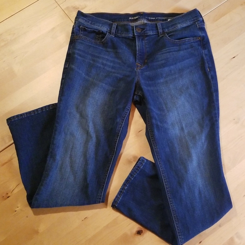 Old Navy Boyfriend straight cropped jeans